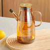 1000ml Heat Resistant Glass Oil Pot with Drip-Free Spout – Premium Kitchen Oil Dispenser Bottle