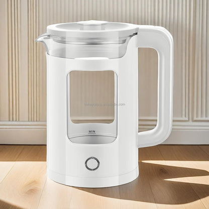 Bajaj 2L Glass Electric Kettle | Fast Boil Water Heater | Stainless Steel Heating Plate | Transparent Heat-Resistant Kettle