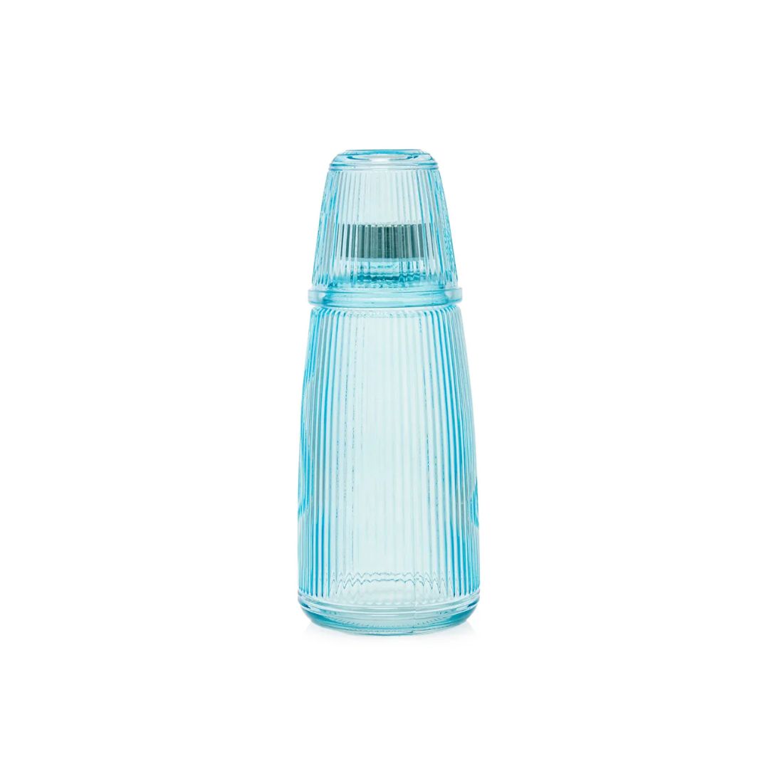 1300ml Borosilicate Glass Water Bottle with Removable Cup Lid – Hot & Cold Beverage Bottle