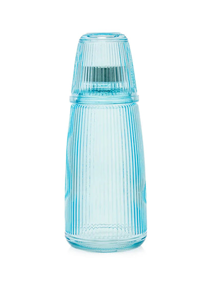 1300ml Borosilicate Glass Water Bottle with Removable Cup Lid – Hot & Cold Beverage Bottle